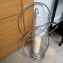 Modern Wall Sconce & Glass Hurricane Lamp Image 4
