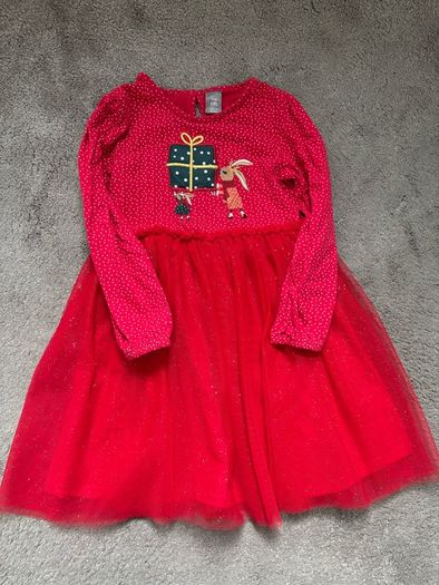 Girl christmas dress 122cm 6-7 years