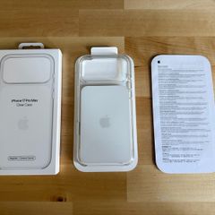 Official Apple Clear Case - iPhone 17 Pro Max - MagSafe + Camera Control