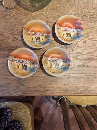 Vintage Czech Porcelain Saucers or Small bowls