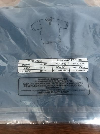 Mens Polo shirt size Large - New