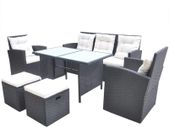 Garden Furniture Set 18 Pieces Poly Rattan Dining furniture Set Garden Furniture Set