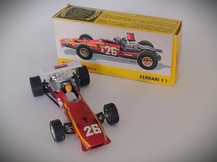 Diecast Vintage French Dinky Toys Ferrari 312 1968 F1 - Near Mint Original Condition/Very Good Box