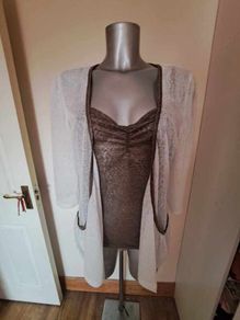 //text... 2 in 1 set cami and cover up size L UK 14 EU42 Postage included