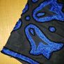 French Connection size uk8-10 black and blue beaded dress Image 7
