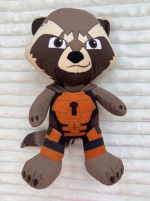 Marvel Guardians Of The Galaxy Rocket Raccoon approx. 12 Inch Plush Used Please look at the pictures