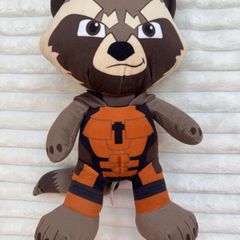 Marvel Guardians Of The Galaxy Rocket Raccoon approx. 12 Inch Plush Used Please look at the pictures