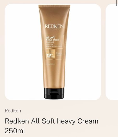 Redken all soft heavy cream hair mask