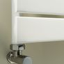 White towel radiator 1200x450mm Image 5