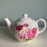Nina Campbell by Roy Kirkham pink Roses tea pot Image 2