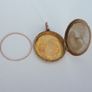 9 carat rose gold locket full hallmarks 1908 Image 6