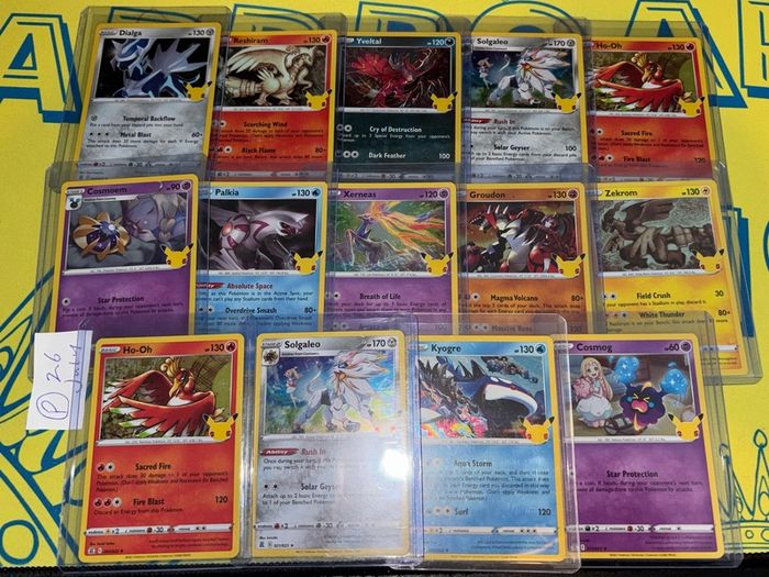 pokemon cards CELEBRATIONS 25th