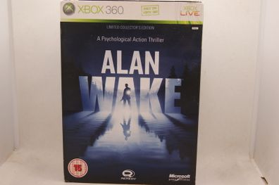 Alan Wake Limited Collectors Edition Xbox 360 Game Boxset Complete