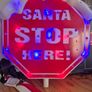Festive 100cm Santa Stop Here Stake Image 7