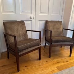 Vintage Pair of Mid-Century Armchairs