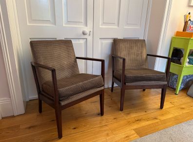 Vintage Pair of Mid-Century Armchairs