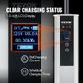 EV Charger Type 2 16A 3.68 kW 11 kW, Electric Vehicle Car Charger with 7 5 M Charging Cable CEE 16 Plug LCD, IEC 62196 Home EV Charging Station with Carry Bag Charging Cable Hook Image 5