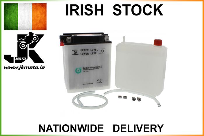 Battery Motorcycle Yb14-a2 6-on Including Acid Pack