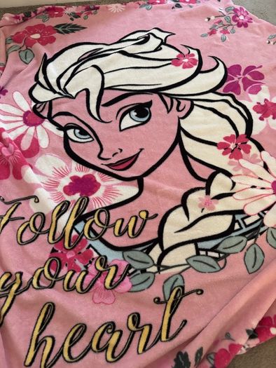 frozen fleece blanket