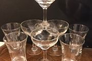 Four Liquor and Four Shot Glasses