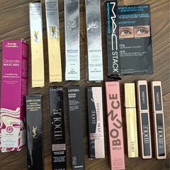 Luxury high end mascara, Lancome, YSL, grande cosmetics,MAC, benefit VIEVE,Prada, Rabanne