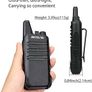 FREE SHIPPING RT622 Walkie Talkies, Rechargeable Two Way Radio PMR446, VOX, USB C, CTCSS DCS, Portable Walkie Talkie 10er set, Mini Lightweight 2 Way Radio for Adults Schools, Business (Black, 10 Pack) Image 3