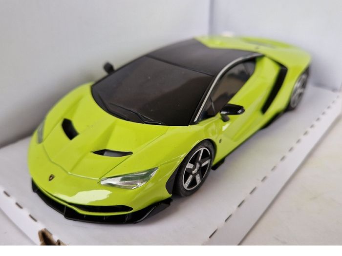Scalextric Lamborghini Centenario Slot Car (Mantis Green) - street supercar superslot