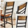 Set of 2  Dining Chairs industrial style Upholstered Dining Chairs Image 3