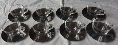 16 Piece Espresso Coffee Set - Bodum Passione Cups & Saucers