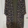 Vero Moda Leopard Print Kimono Size L Image 2