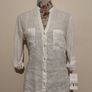 Zara White Linen Top,  New With Tags Image 5