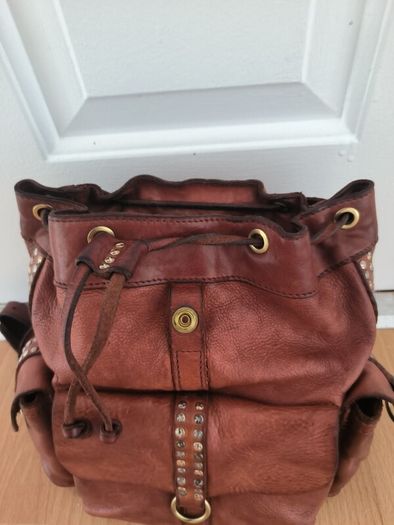 Campomaggi leather backpack