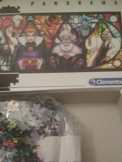 Disney panorama Clementoni Jigsaw Villains 1000 pcs complete