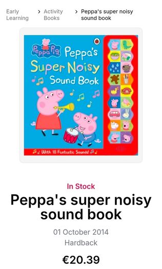 Peppa's Super Noisy Sound Book + My Grandpa Board Book