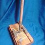 1920 Vintage Antique British "Ronuk" Heavyweight Floor Polishing Brush Image 2