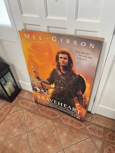 Braveheart Original 1995 Large Movie Display Poster