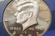 2002 S Proof  Kennedy Half Dollar Coin 50 Cent JFK