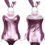 12 Pieces  Bunny Girl Outfit  Bunny Body with Bunny Ears and Fishnet Socks Image 2