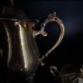 Antique Gold Plated Teapot Set Image 5