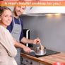 Ceramic Hob, Electric Hob 60cm Built-in 4 Zones with Safe Lock, Timer, Touch Control 6000W, Hard Wired, No Plug Included Image 7