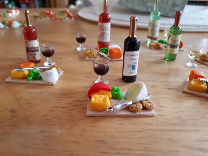 Handmade food miniatures for doll houses