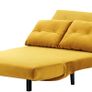 Mustard yellow sofa bed Image 5