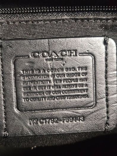 Coach "Sierra" Leather Small /Mini Hand Bag