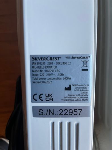 Silvercrest SOR 2400 D2