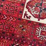 Beautiful Afghan Bokhara Hand Knotted Rug Carpet Image 6