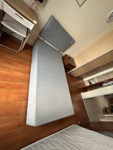 Single Bed Base with Headboard
