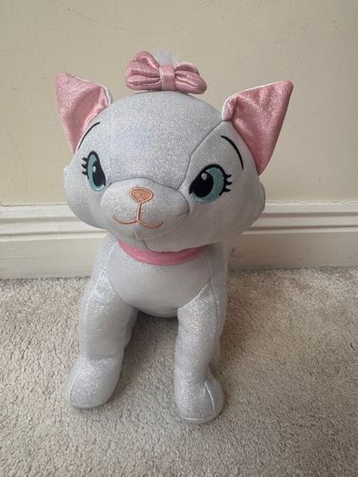 Disney Marie Aristocats Sparkling Ltd 100 Years Of Wonder Plush NO Sound approx. 30cm Used Please see photos