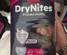 Huggies dry nights nappies