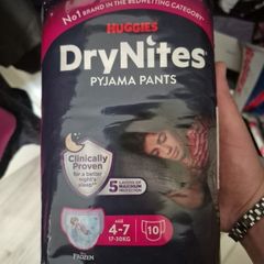 Huggies dry nights nappies