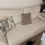 3 seater cream sofa for sale Image 8